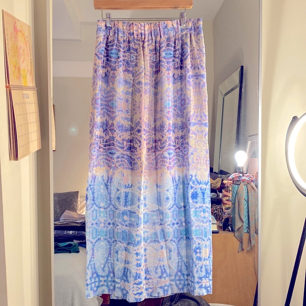 Anthropologie maxi skirt